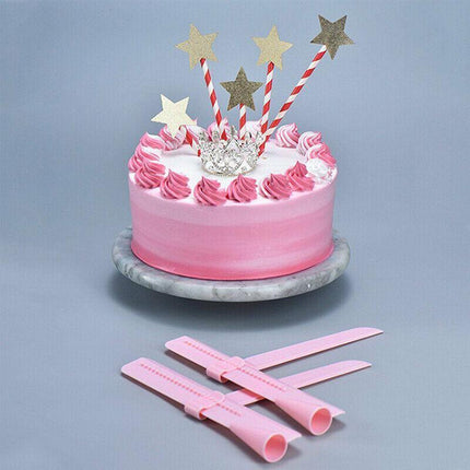 Adjustable Fondant Cake Scraper Icing Piping Cream Spatula Edges Smoother Craft - Aimall
