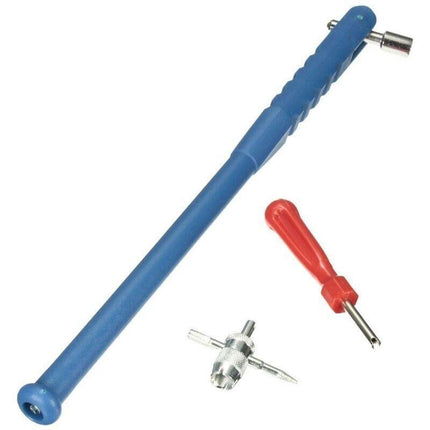 3PCS Car Tyre Valve Stem Puller base Quick Remover Tire Repair Installer Tool - Aimall