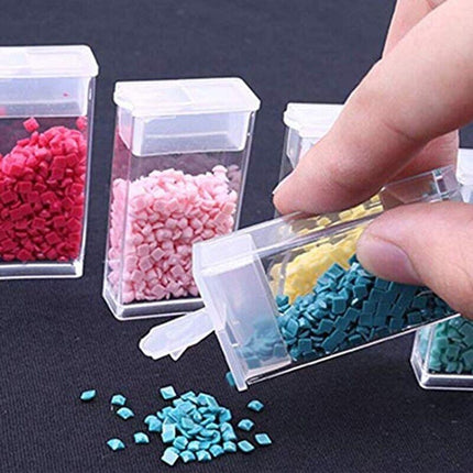 New 64 Grid Diamond Painting Storage Box Art Nail Bead Accessories Case Kit - Aimall