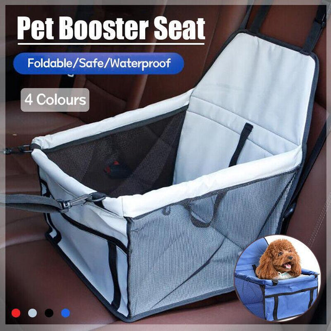 Pet Car Booster Seat Puppy Cat Dog Auto Carrier Travel Protector Safety Basket - Aimall