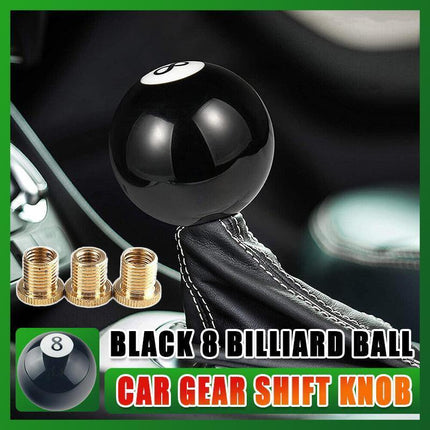 Black 8 Billiard Car Shift Knob Universal - Aimall