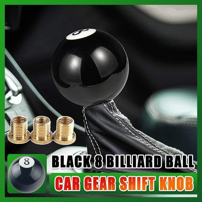 Black 8 Billiard Car Shift Knob Universal - Aimall