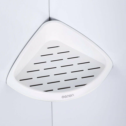 Bathroom Triangular Corner Bath Storage Holder Shelf Organizer Rack Shower Tray - Aimall