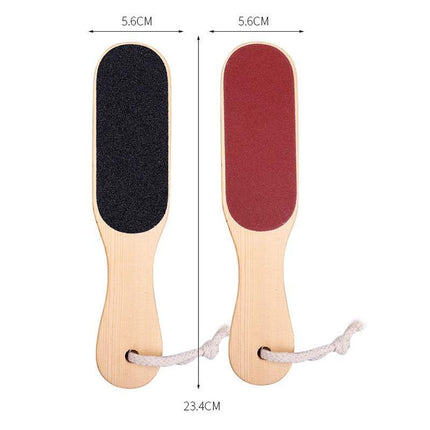 Foot File Pedicure Wood Double Sided Rasp Dead Skin Callus Remover Sanding Tools - Aimall