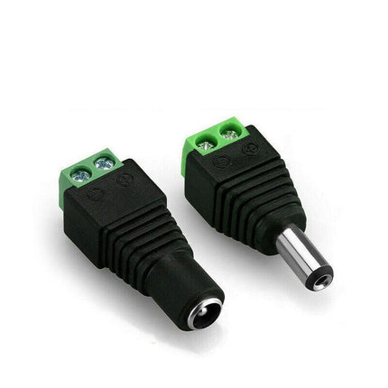 12V DC Power CCTV Camera Male Female Connector Adapter Plug Jack Socket Cable AU - Aimall