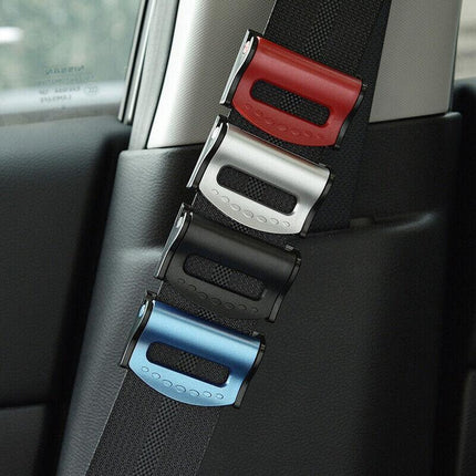 2PCS Car Safety Seat Belt Clip Adjuster Buckle Strap Stopper Clamps Safe Comfort - Aimall