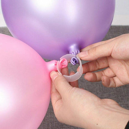 Balloon Clips H V Clip Tie Filled Helium Air Balloons Wedding Party Decoration - Aimall