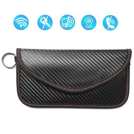 For Faraday Bag RFID Signal Blocking Shielding Pouch Cell Phone Blocker Wallet - Aimall