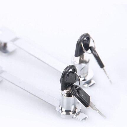 Sliding Window Glass Cabinet Lock Glass Door Lock Cabinet Display With Key AU - Aimall