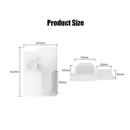1PC Space Toothbrush Holder Shower Organizer Silicone Bathroom Storage Razor AU - Aimall