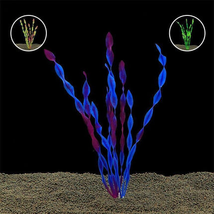 Green Artificial Plants Fish Tank Aquarium Aquatic Plants Simulated Water Grass - Aimall