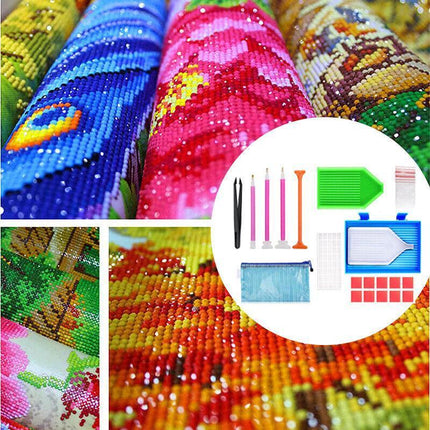 22 Piece 5D Diamond Painting Tools Box Diamond Accessories Diy Art Craft Pen Set - Aimall