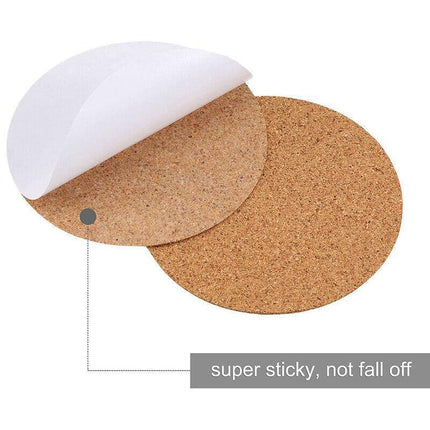 20pcs Plain Round Cork Coasters Coffee Drink Tea Cup Mat Placemats Wine Mat AU - Aimall