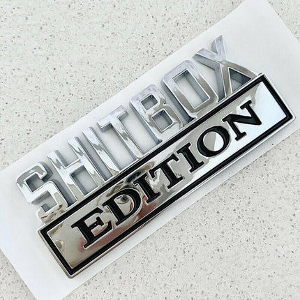 Shitbox Edition Badge Sticker ute 4x4 window bumper funny car decal - AU Stock - Aimall