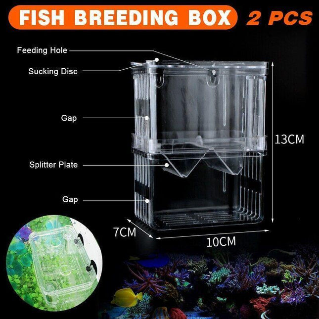 Fish Breeding Box for Tank Multifunctional Incubator Isolation Aquarium - Aimall