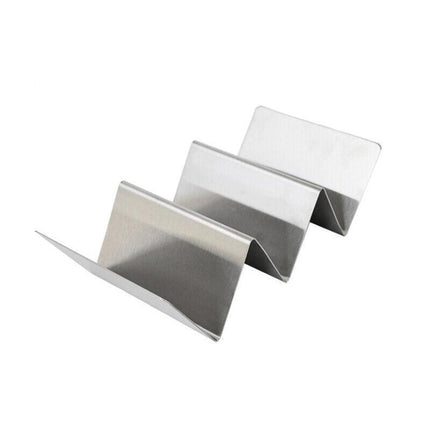 Stainless Steel Tray Taco Shell Holder Tortilla Stand Holds Kitchen Rack NEW AU - Aimall