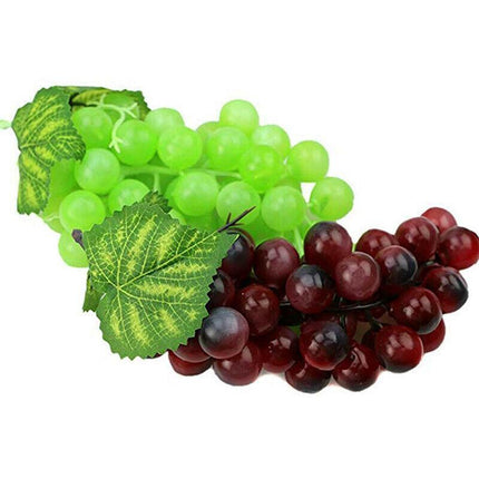 10PCS Bunch Artificial Lifelike Grapes Wedding Decoration Mini Fake Fruit Decor - Aimall