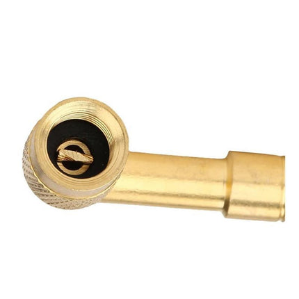 Valve Extension Tyre Stem Adapter Core Cap 90° Angle Car Bike Truck Brass 2 PCS - Aimall