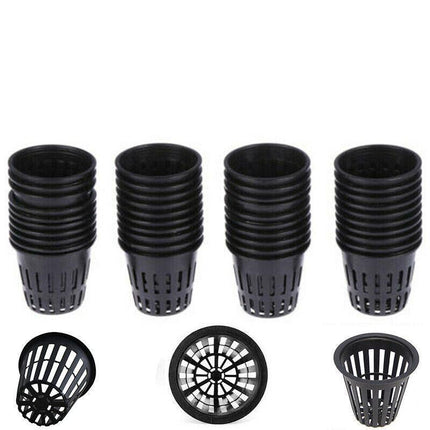 40pcs Hydroponics Plant Grow Net Cup Mesh Pot Basket Mesh Aeroponic Aquaponic AU - Aimall