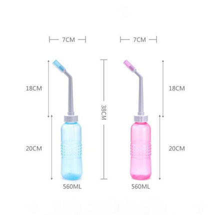 560ML Hygiene Care Washer Water Travel Bidet Sprayer Peri Portable Bottle Shower - Aimall