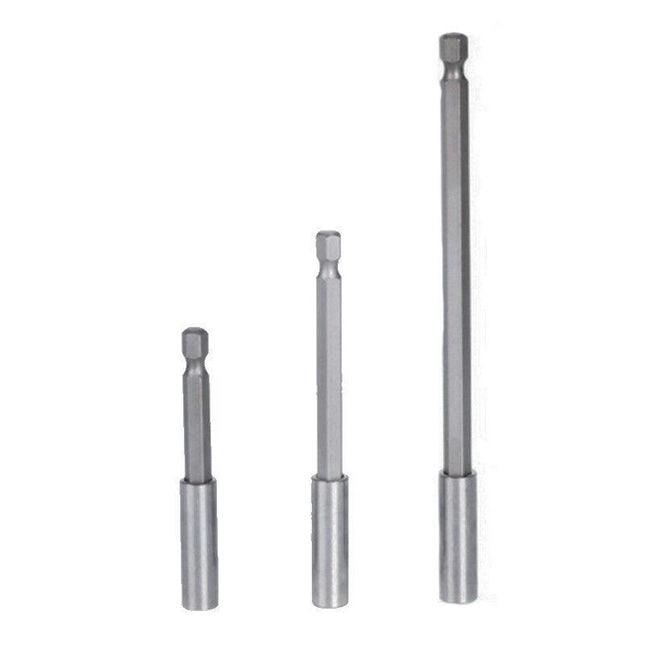 3PCS Hex Shank Magnetic Screwdriver Extension Socket Drill Bit Holder 6.35MM AU - Aimall