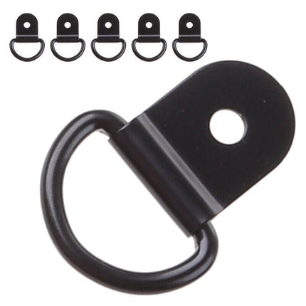 30PCS Black D-Ring Tie Down Stainless Steel Heavy Duty Anchor Point Universal AU - Aimall