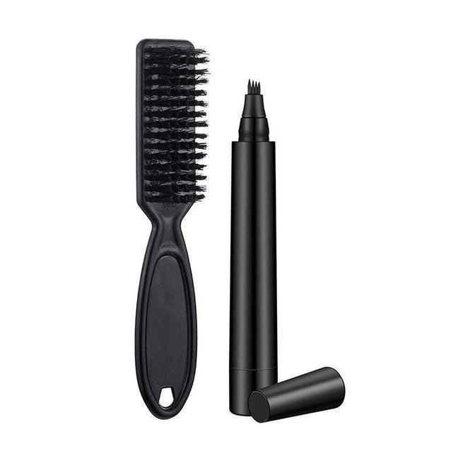 Hair Beard Filler Pen Beard Camouflage Hair Grower Beard Fr Men With Beard Brush - Aimall