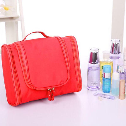Makeup Bag Travel Cosmetic Toiletry Case Hanging Storage Large Bag Organizer AU - Aimall