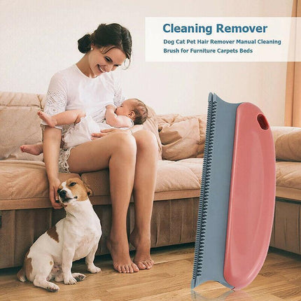 2Pet Hair Remover Dog&Cat Fur Pet Sofa Clothes Lint Cleaning Brush Lint Removers - Aimall