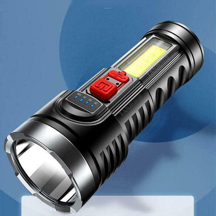 Super Bright Torch 6 Led Flashlight USB Rechargeable Tactical light Stock AU - Aimall