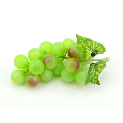 10PCS Bunch Artificial Lifelike Grapes Wedding Decoration Mini Fake Fruit Decor - Aimall