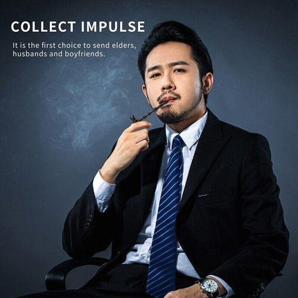 Solid Metal Aluminum Alloy Tobacco Pipe Cigarette Pipes Gift 12.7cm - Aimall