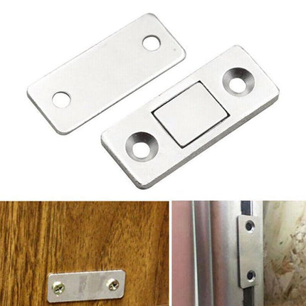 8PCS Strong Magnetic Door Catch Ultra Thin For Door Cabinet Cupboard Glass Latch - Aimall