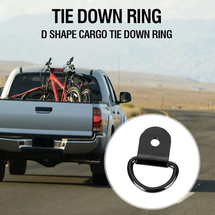 30PCS Black D-Ring Tie Down Stainless Steel Heavy Duty Anchor Point Universal AU - Aimall