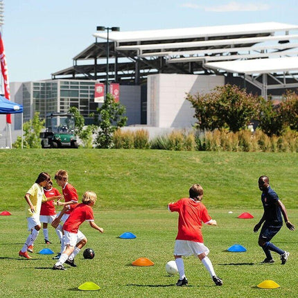 60 Pack Sports Training Discs Markers Cones Soccer Rugby Fitness Exercise - Aimall