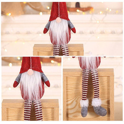 Decorations Window Decoration Christmas Faceless Doll Santa Claus Ornaments AU - Aimall