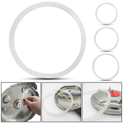 Replacement Silicone Rubber Clear Gasket Sealing Ring Pressure Cooker Kitchen - Aimall
