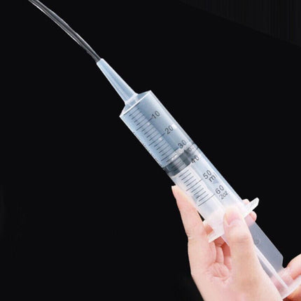 100-200ML Reusable Big Large Plastic Hydroponics Nutrient Measuring Syringe AU - Aimall