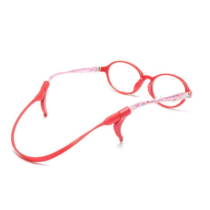 Silicone Glasses Lanyard Eyeglasses Holder Neck Cord Strap Ear Grip Hooks Kids - Aimall
