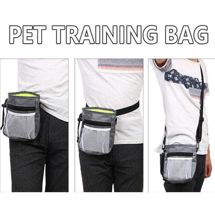Dog Training Treat Pouch Pet Snack Bag Large Capacity Puppy Waist Bags Agility - Aimall