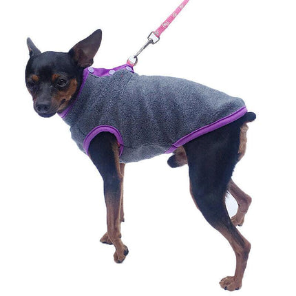 Pet Dog Puppy Winter Warm Fleece Jumper Vest Coat Jacket Apparel Clothes Outdoor - Aimall