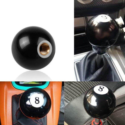 Black 8 Billiard Car Shift Knob Universal - Aimall