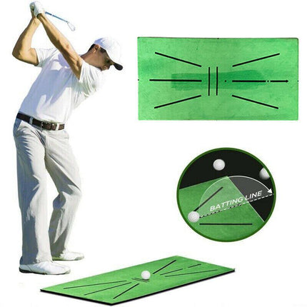 Golf Training Mat for Swing Detection Batting Golf Aid Game Practice Training AU - Aimall