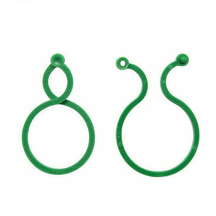 100pcs Garden Plant Clip Reusable Fruits Tomato Vine Grow Support Holder Straps - Aimall