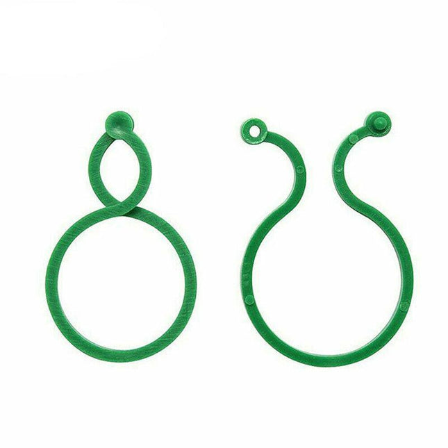 100pcs Garden Plant Clip Reusable Fruits Tomato Vine Grow Support Holder Straps - Aimall
