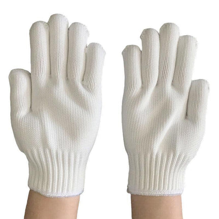 Anti Cutting Gloves Cut Resistant Level 5 Kitchen Butcher Protection Medium Size - Aimall