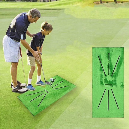 Golf Training Mat for Swing Detection Batting Golf Aid Game Practice Training AU - Aimall