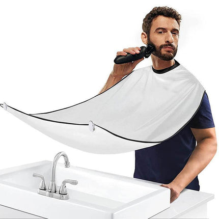 Facial Hair Beard Shave Apron Cape Shaving Bib Whisker Trimming Catcher - Aimall