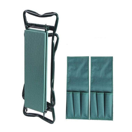 3-IN-1 Garden Kneeler Kneeling Padded Pads Seat Stool w/ Gardening Work Tool Bag - Aimall