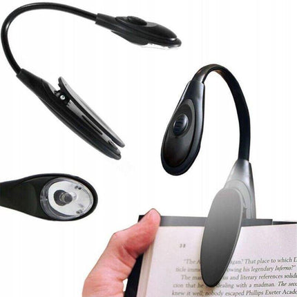 Mini Flexible Clip-On Bright Book Light Laptop LED Book Reading Light Lamp AU - Aimall